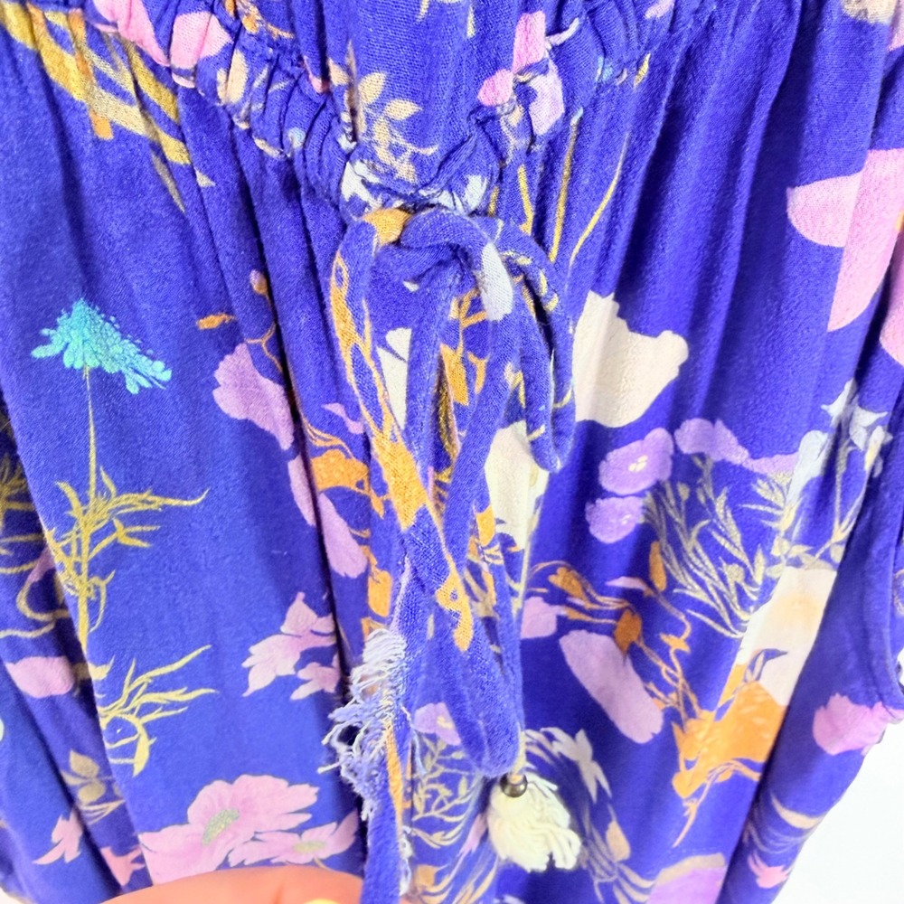 Spell & The Gypsy Collective Wild Bloom Strappy Floral Jumpsuit XS Boho Wide Leg - Picture 6 of 10